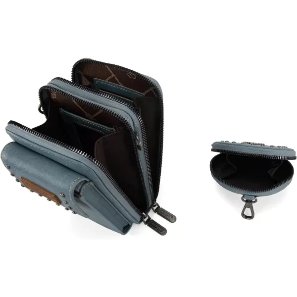 Wrangler Crossbody Cell Phone Bags for Women Wallet Purses with Credit Card Slots