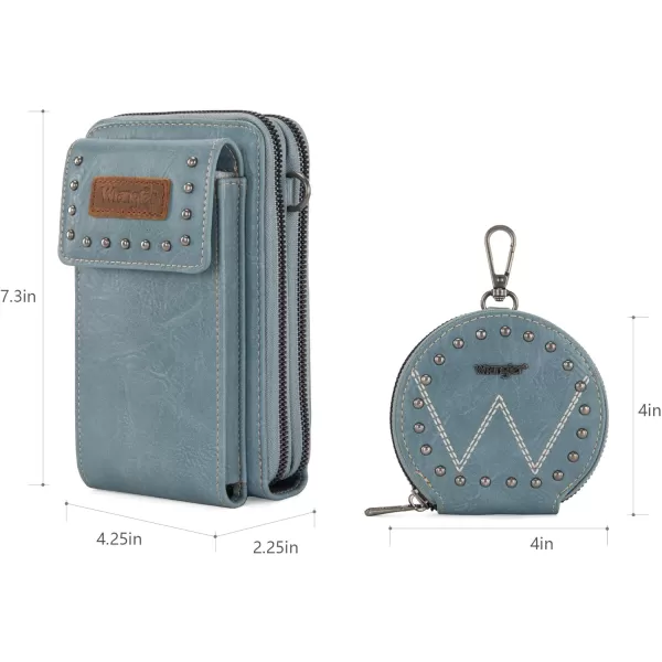 Wrangler Crossbody Cell Phone Bags for Women Wallet Purses with Credit Card Slots