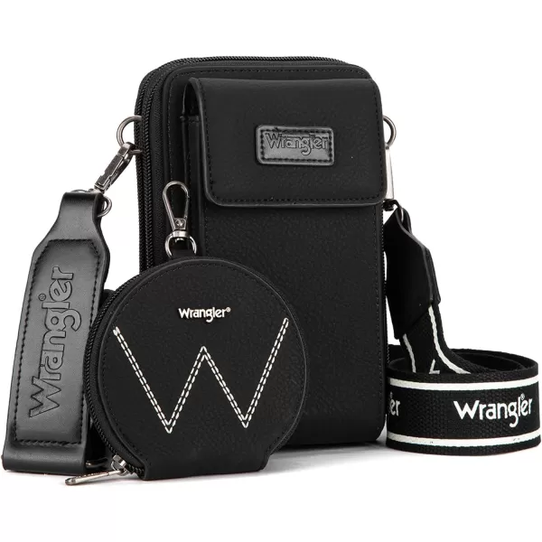 Wrangler Crossbody Cell Phone Bags for Women Wallet Purses with Credit Card Slots