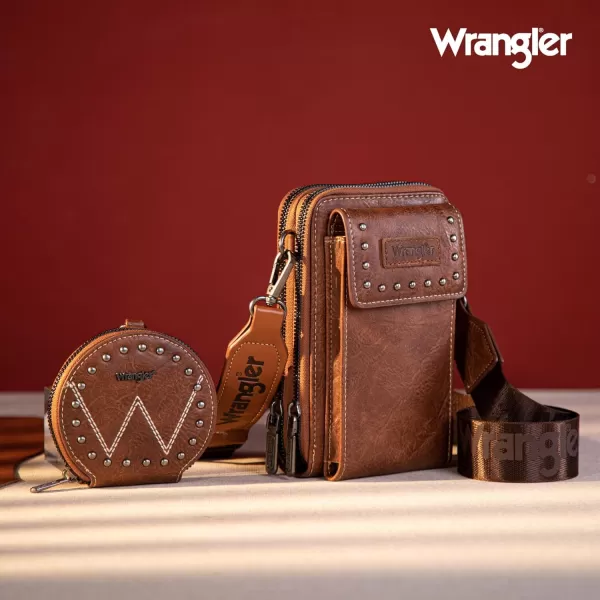 Wrangler Crossbody Cell Phone Bags for Women Wallet Purses with Credit Card Slots