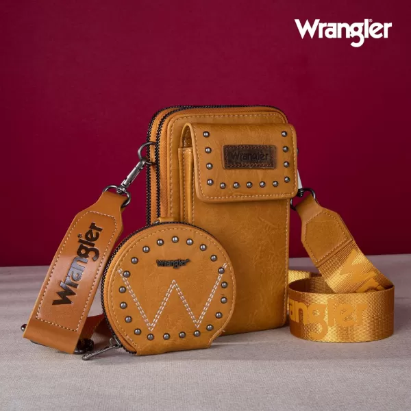 Wrangler Crossbody Cell Phone Bags for Women Wallet Purses with Credit Card Slots