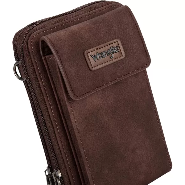 Wrangler Crossbody Cell Phone Bags for Women Wallet Purses with Credit Card Slots