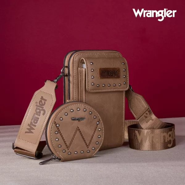 Wrangler Crossbody Cell Phone Bags for Women Wallet Purses with Credit Card Slots