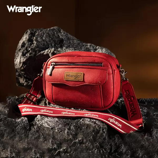 Wrangler Crossbody Purses for Women Trendy Camera Snapshot Bag with Wide Strap