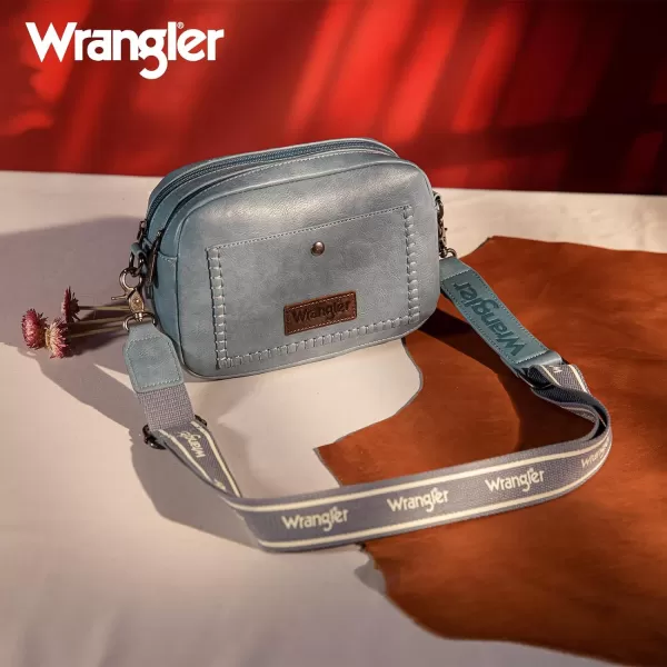 Wrangler Crossbody Purses for Women Trendy Camera Snapshot Bag with Wide Strap