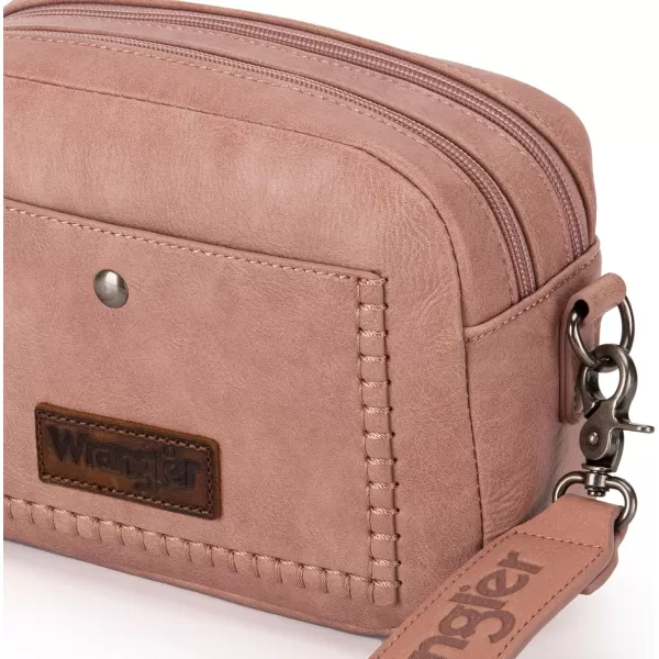 Wrangler Crossbody Purses for Women Trendy Camera Snapshot Bag with Wide Strap