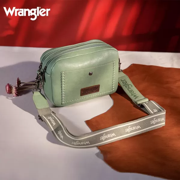 Wrangler Crossbody Purses for Women Trendy Camera Snapshot Bag with Wide Strap