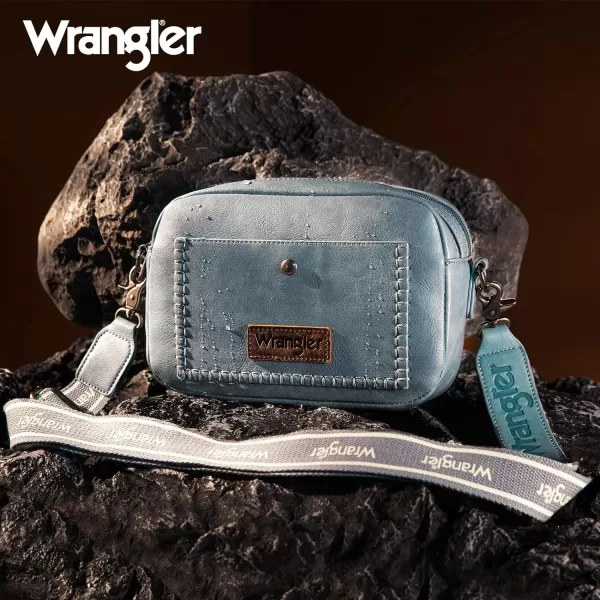 Wrangler Crossbody Purses for Women Trendy Camera Snapshot Bag with Wide Strap