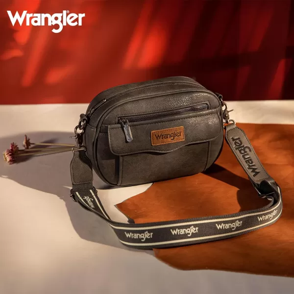 Wrangler Crossbody Purses for Women Trendy Camera Snapshot Bag with Wide Strap