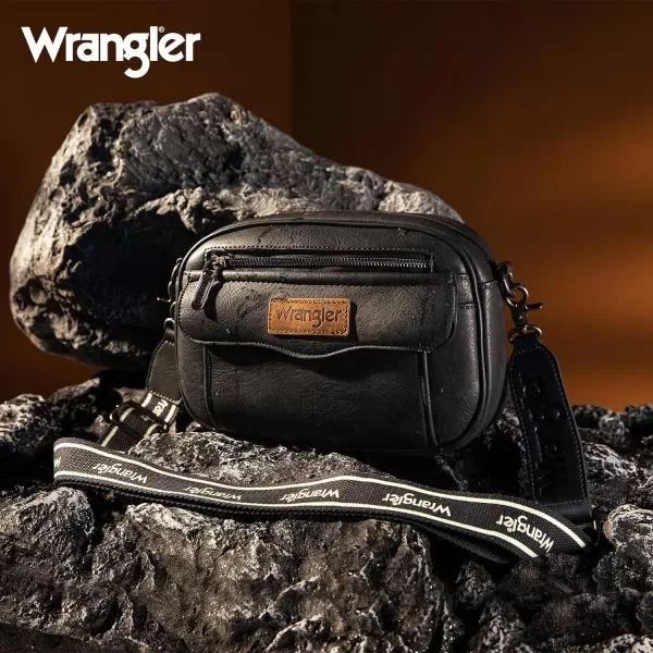 Wrangler Crossbody Purses for Women Trendy Camera Snapshot Bag with Wide Strap