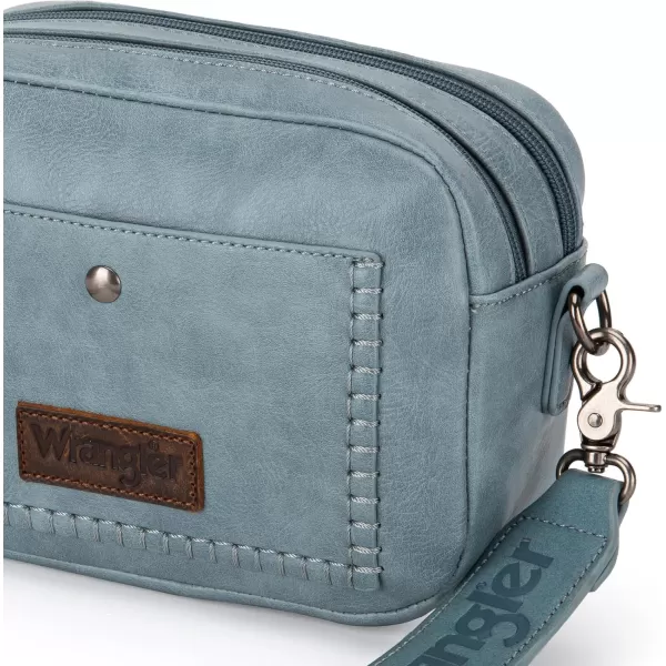 Wrangler Crossbody Purses for Women Trendy Camera Snapshot Bag with Wide Strap