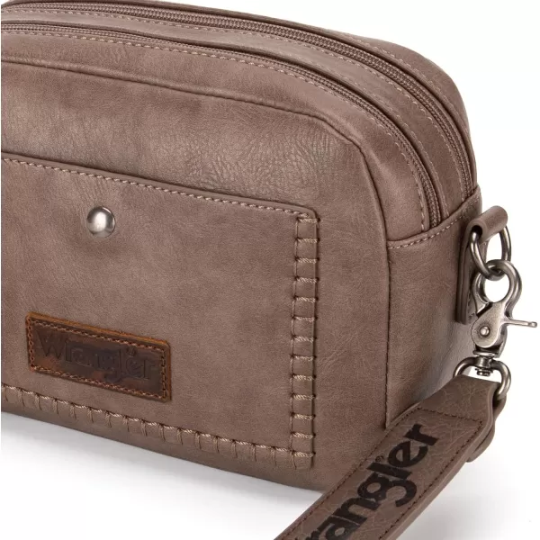 Wrangler Crossbody Purses for Women Trendy Camera Snapshot Bag with Wide Strap