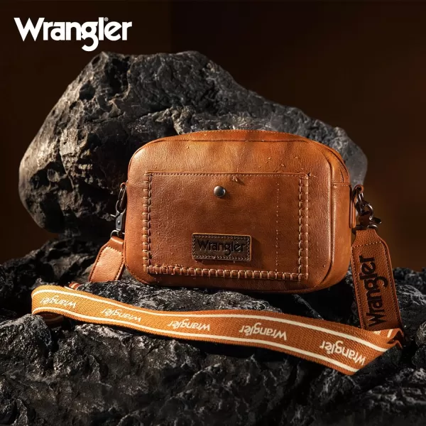 Wrangler Crossbody Purses for Women Trendy Camera Snapshot Bag with Wide Strap