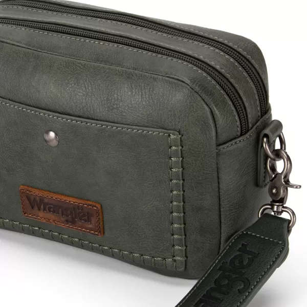 Wrangler Crossbody Purses for Women Trendy Camera Snapshot Bag with Wide Strap