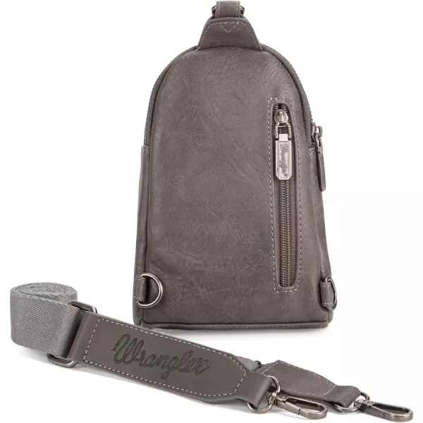 Wrangler Crossbody Sling Bags for Women Cross Body Purse with Detachable Strap