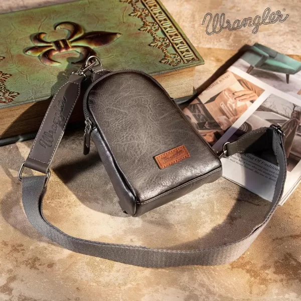 Wrangler Crossbody Sling Bags for Women Cross Body Purse with Detachable Strap