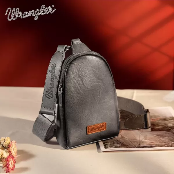Wrangler Crossbody Sling Bags for Women Cross Body Purse with Detachable Strap