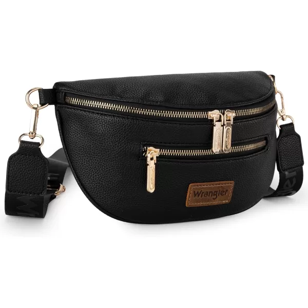 Wrangler Fanny Packs for Women Crossbody Sling Bag Waist Pack Belt Bag with Card Holder