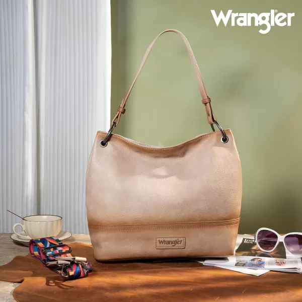 Wrangler Hobo Bags for Women Vegan Leather Top Handle Shoulder Purses and Handbags