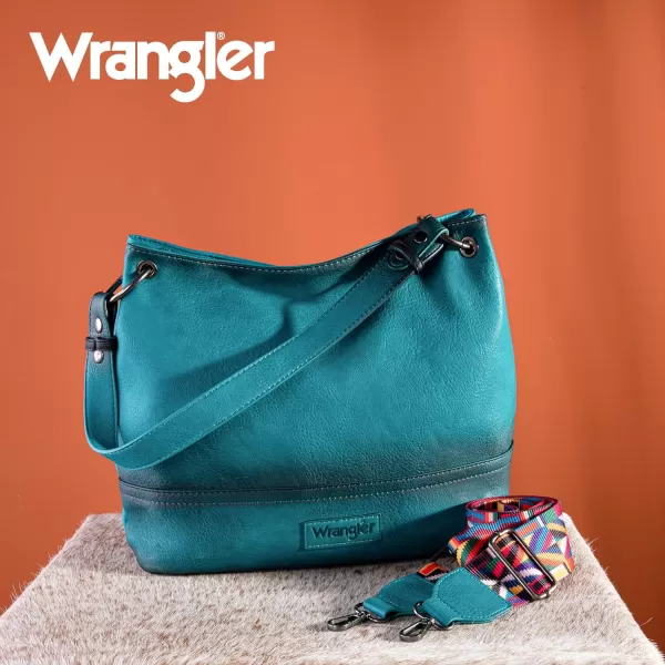 Wrangler Hobo Bags for Women Vegan Leather Top Handle Shoulder Purses and Handbags