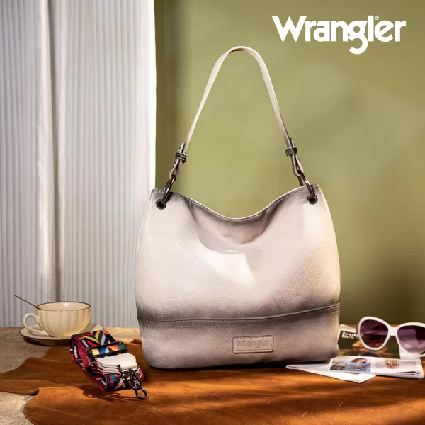 Wrangler Hobo Bags for Women Vegan Leather Top Handle Shoulder Purses and Handbags