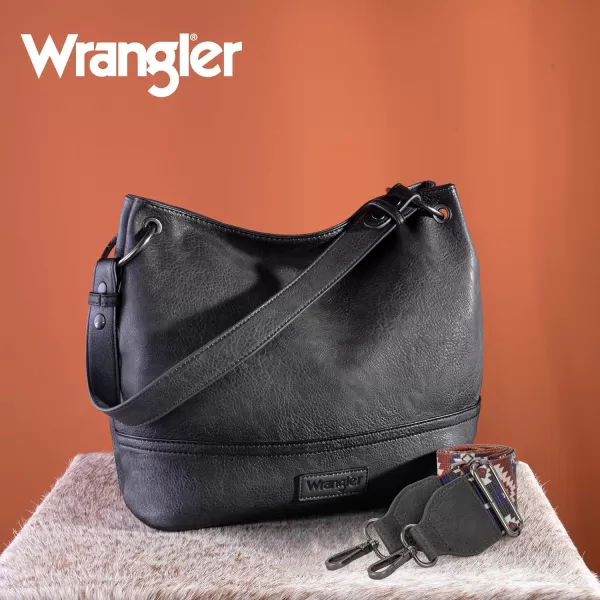 Wrangler Hobo Bags for Women Vegan Leather Top Handle Shoulder Purses and Handbags