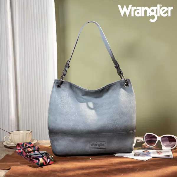 Wrangler Hobo Bags for Women Vegan Leather Top Handle Shoulder Purses and Handbags