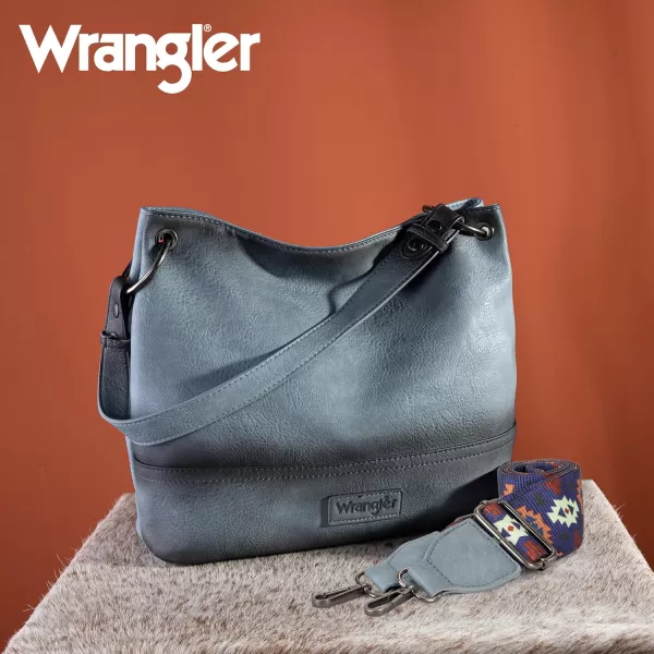 Wrangler Hobo Bags for Women Vegan Leather Top Handle Shoulder Purses and Handbags