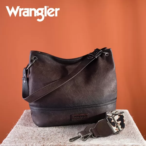 Wrangler Hobo Bags for Women Vegan Leather Top Handle Shoulder Purses and Handbags