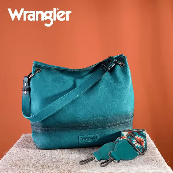 Wrangler Hobo Bags for Women Vegan Leather Top Handle Shoulder Purses and Handbags