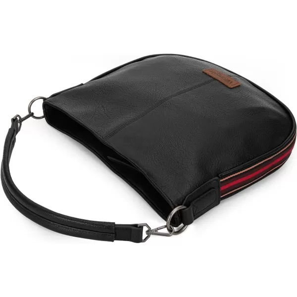 Wrangler Large Hobo Bags for Women Striped Cotton Ribbon Shoulder Purses and Handbags