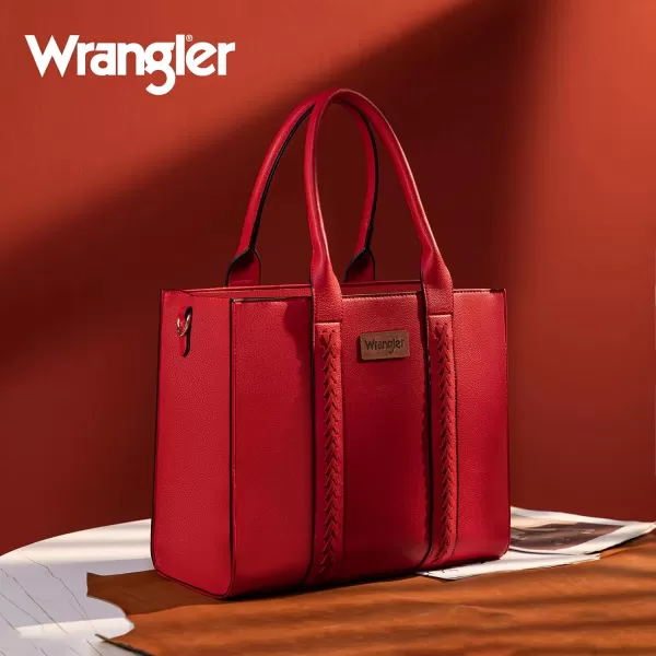 Wrangler Large Tote Bag for Women Work Shoulder Purse Handbags with Zipper Crossbody Bag