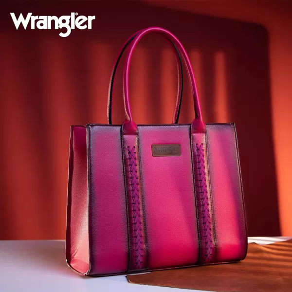 Wrangler Large Tote Bag for Women Work Shoulder Purse Handbags with Zipper Crossbody Bag