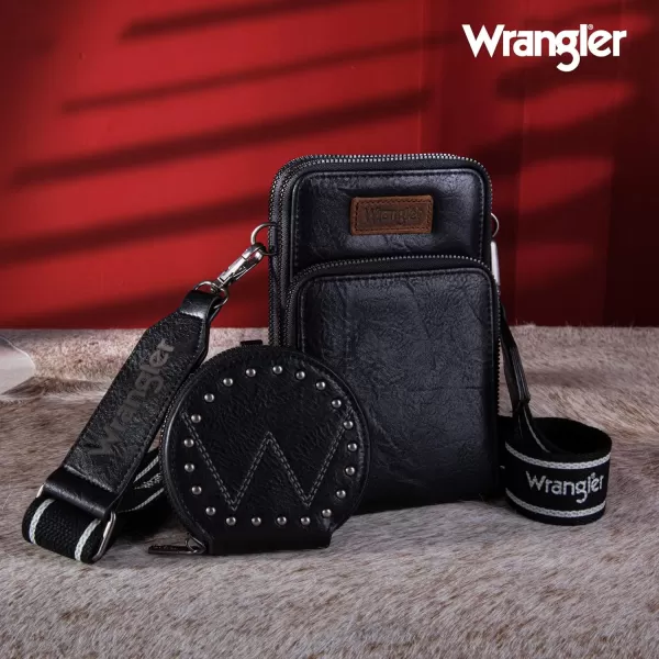 Wrangler RFID Blocking Crossbody Purses for Women Cell Phone Wallet with Credit Card Slots