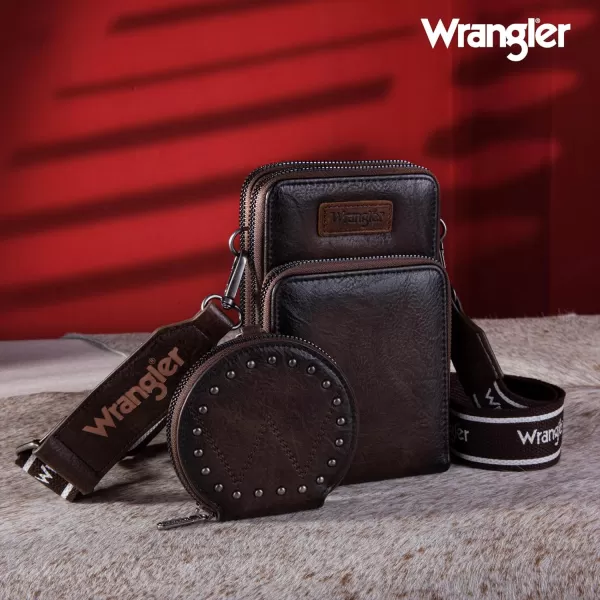 Wrangler RFID Blocking Crossbody Purses for Women Cell Phone Wallet with Credit Card Slots