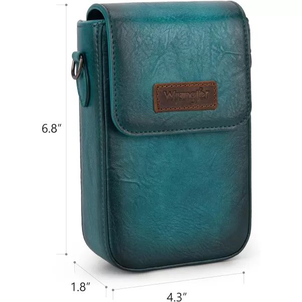 Wrangler RFID Blocking Crossbody Purses for Women Cell Phone Wallet with Credit Card Slots