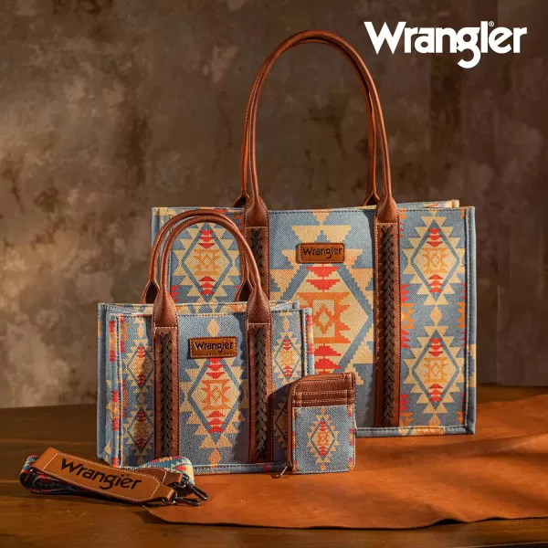 Wrangler Tote Bag Western Purses for Women Shoulder Boho Aztec Handbags