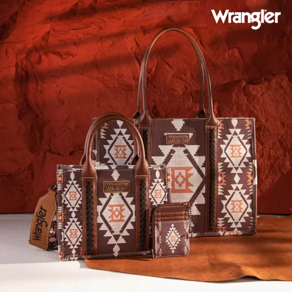 Wrangler Tote Bag Western Purses for Women Shoulder Boho Aztec Handbags