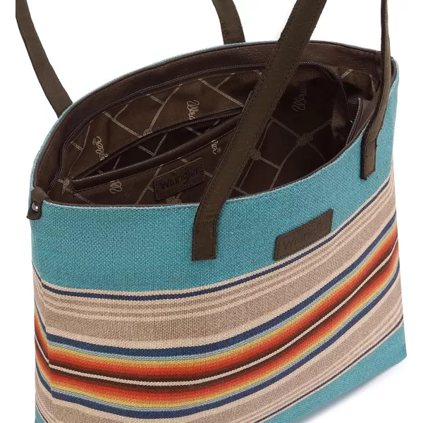 Wrangler Tote Purse Bag Aztec Canvas Shoulder Bags