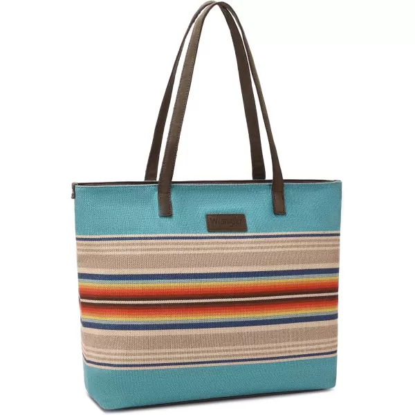 Wrangler Tote Purse Bag Aztec Canvas Shoulder Bags