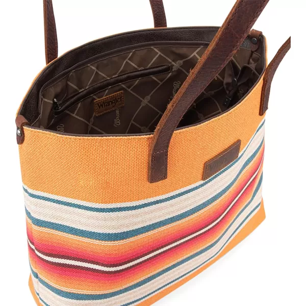 Wrangler Tote Purse Bag Aztec Canvas Shoulder Bags