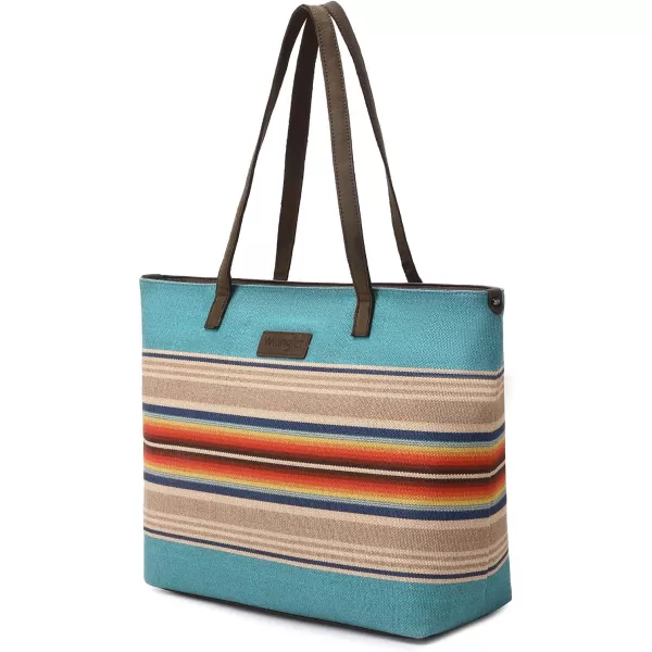 Wrangler Tote Purse Bag Aztec Canvas Shoulder Bags