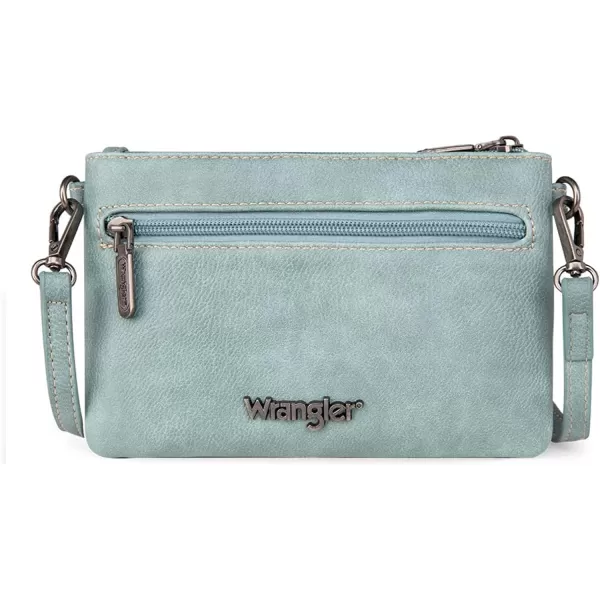 Wrangler Western Cowhide Crossbody Bags for Women Clutch Wristlet Purse