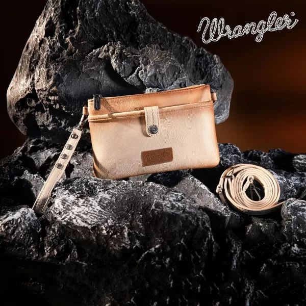 Wrangler Western Cowhide Crossbody Bags for Women Clutch Wristlet Purse