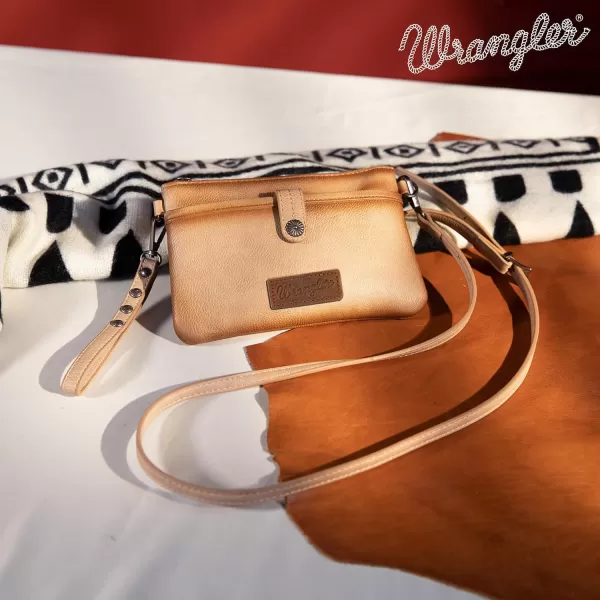 Wrangler Western Cowhide Crossbody Bags for Women Clutch Wristlet Purse