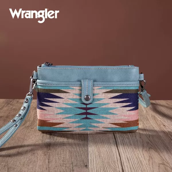 Wrangler Western Cowhide Crossbody Bags for Women Clutch Wristlet Purse