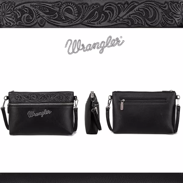 Wrangler Western Cowhide Crossbody Bags for Women Clutch Wristlet Purse