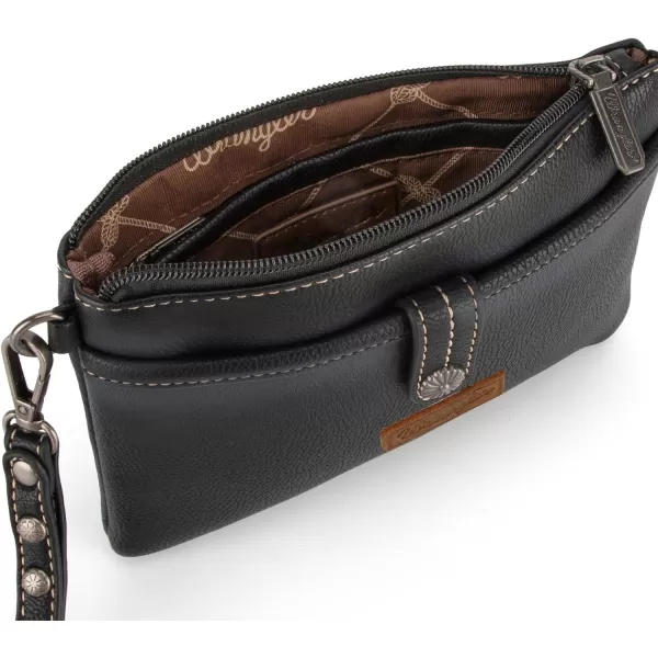 Wrangler Western Cowhide Crossbody Bags for Women Clutch Wristlet Purse