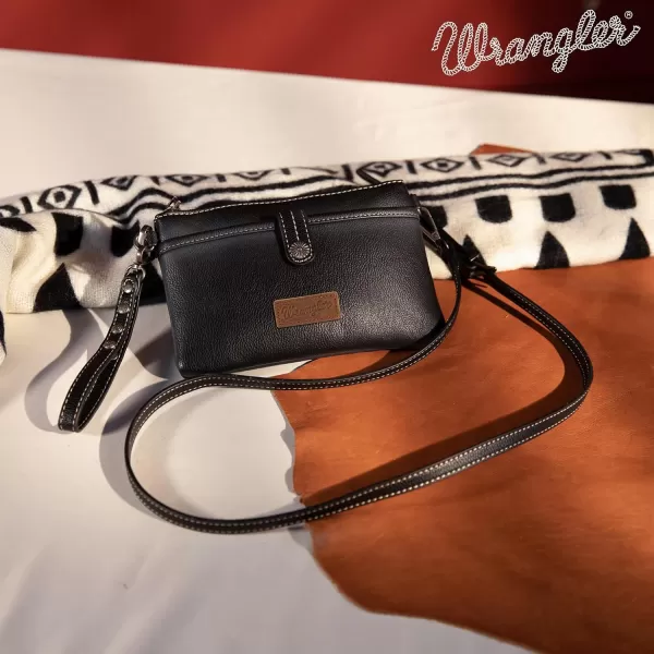 Wrangler Western Cowhide Crossbody Bags for Women Clutch Wristlet Purse