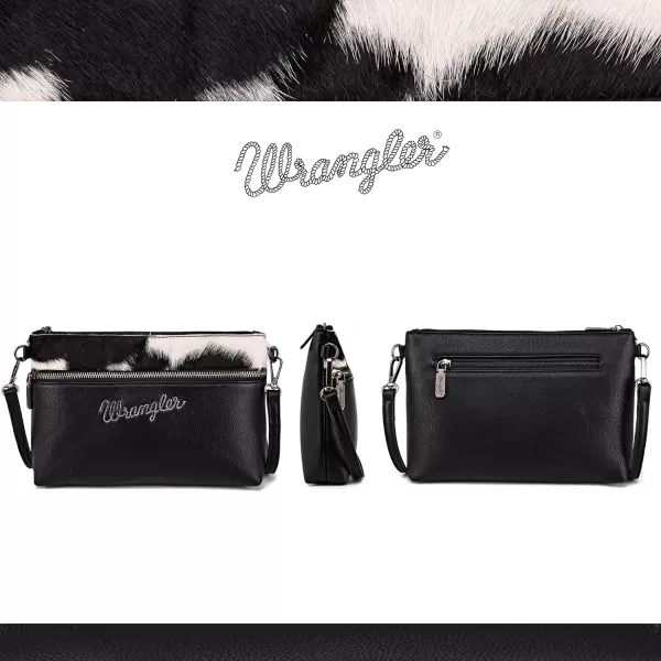 Wrangler Western Cowhide Crossbody Bags for Women Clutch Wristlet Purse